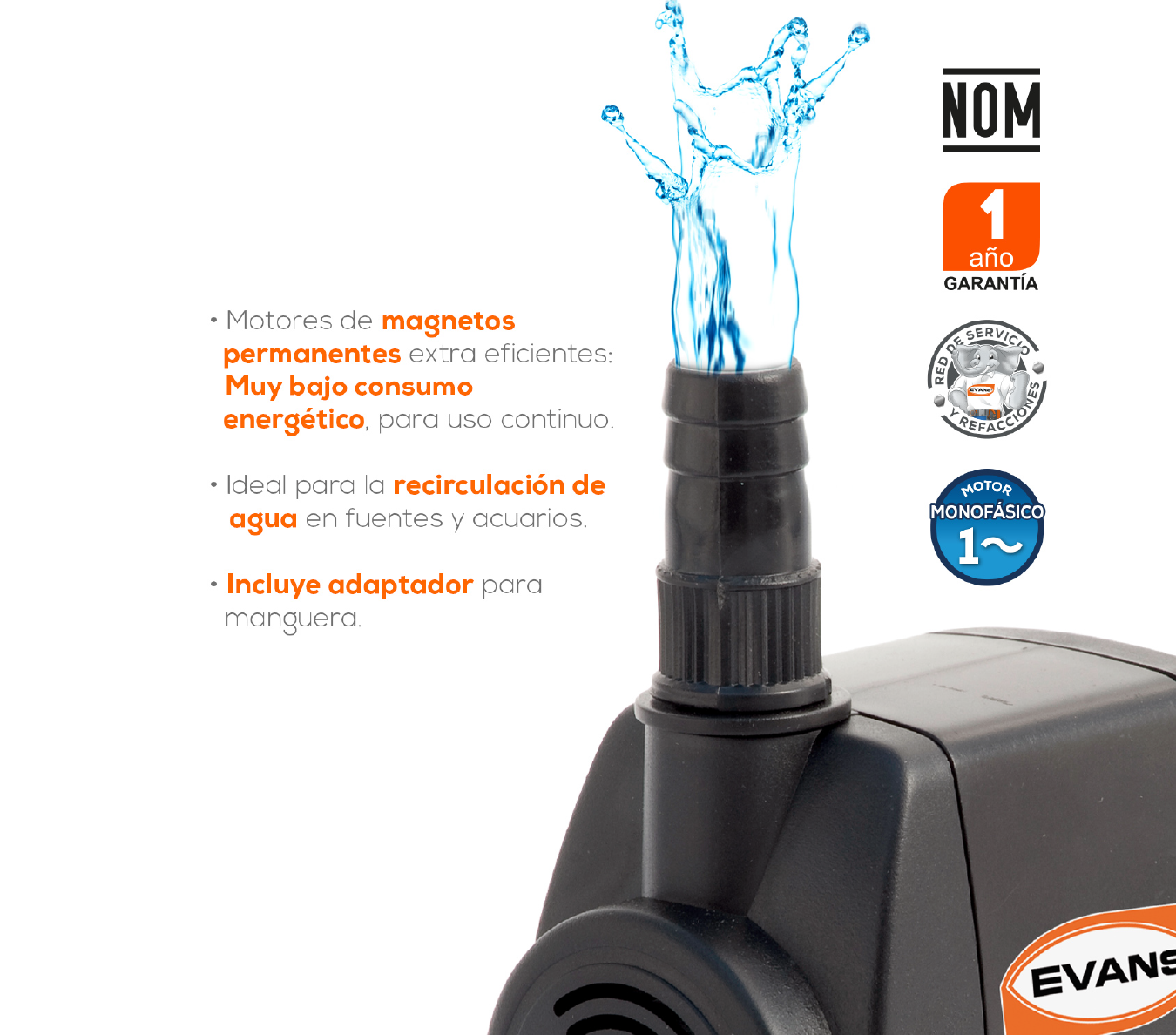 Motobomba Evans AQUA12W — imagen 2 de 2